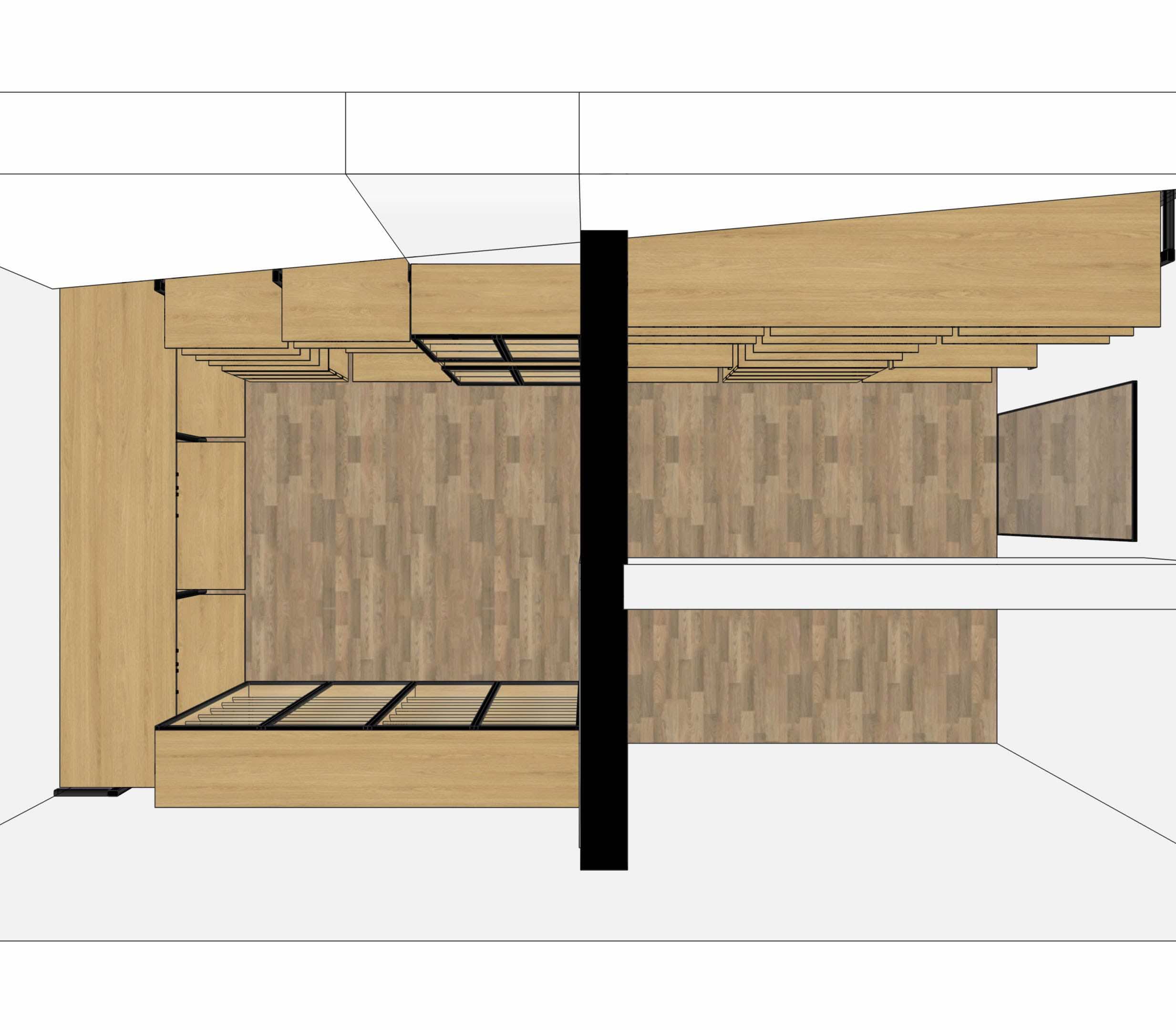 Гардеробная Stilos Black из алюминиевых профилей EUREKA с индивидуальным дизайном