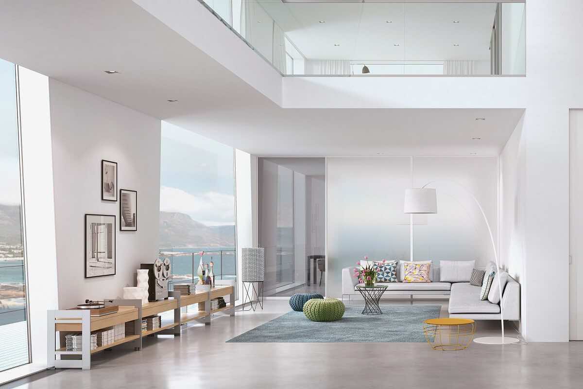 Гардеробная система Stilos Eureka с дверями купе и алюминиевым каркасом под ключ