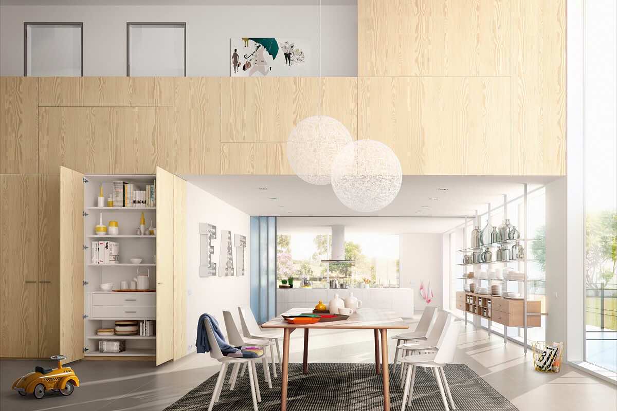 Подвесная перегородка в стиле лофт с алюминиевым профилем и стеклянными разделителями