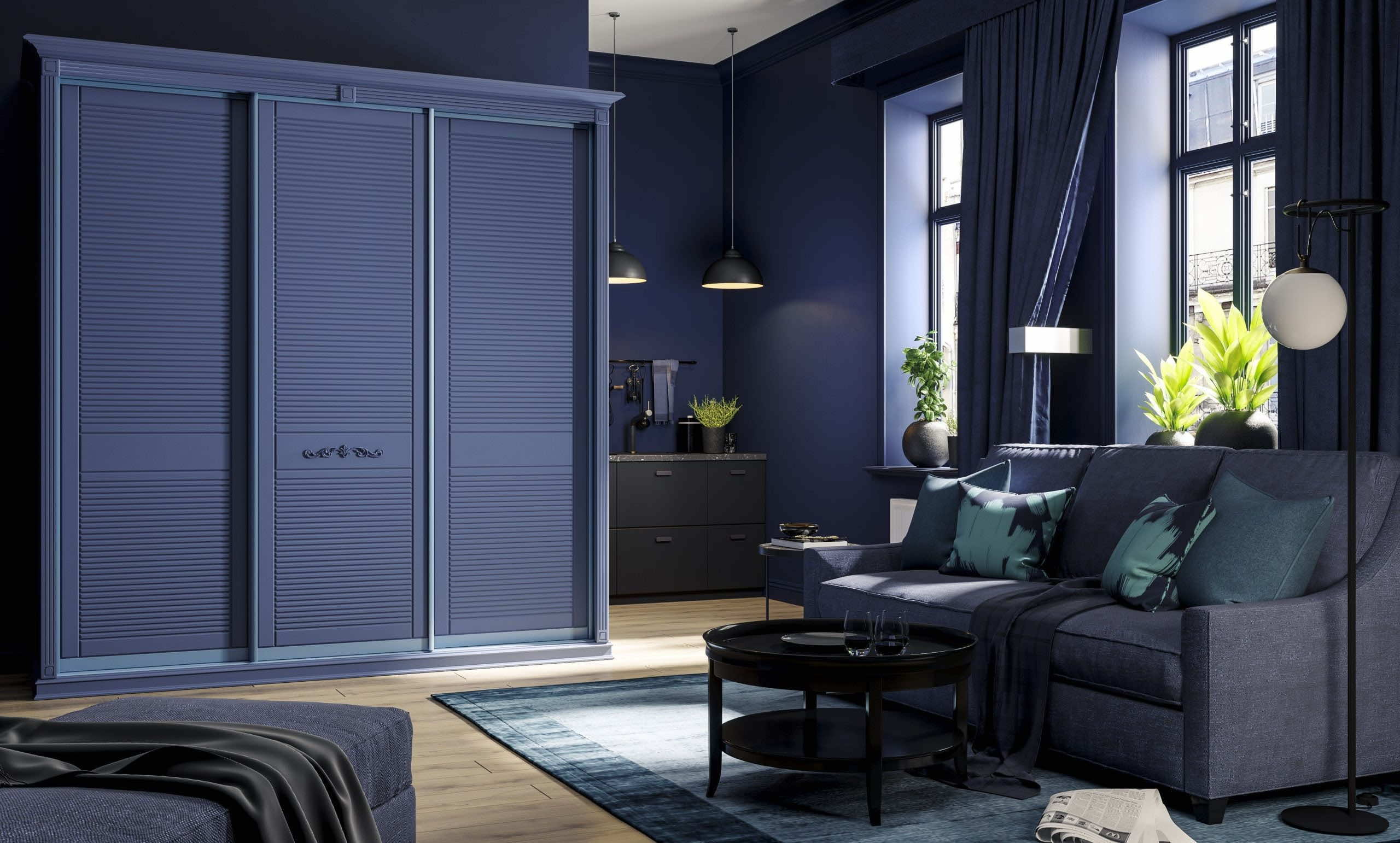 Межкомнатные перегородки из алюминиевого профиля со стеклом для офисного пространства