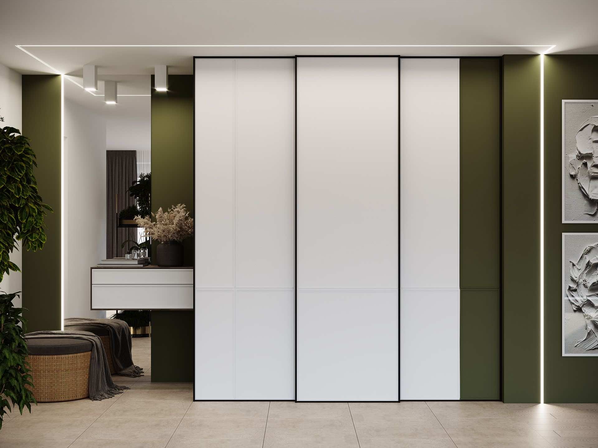 Перегородка ARISTO с алюминиевыми стеклами для функционального зонирования пространства