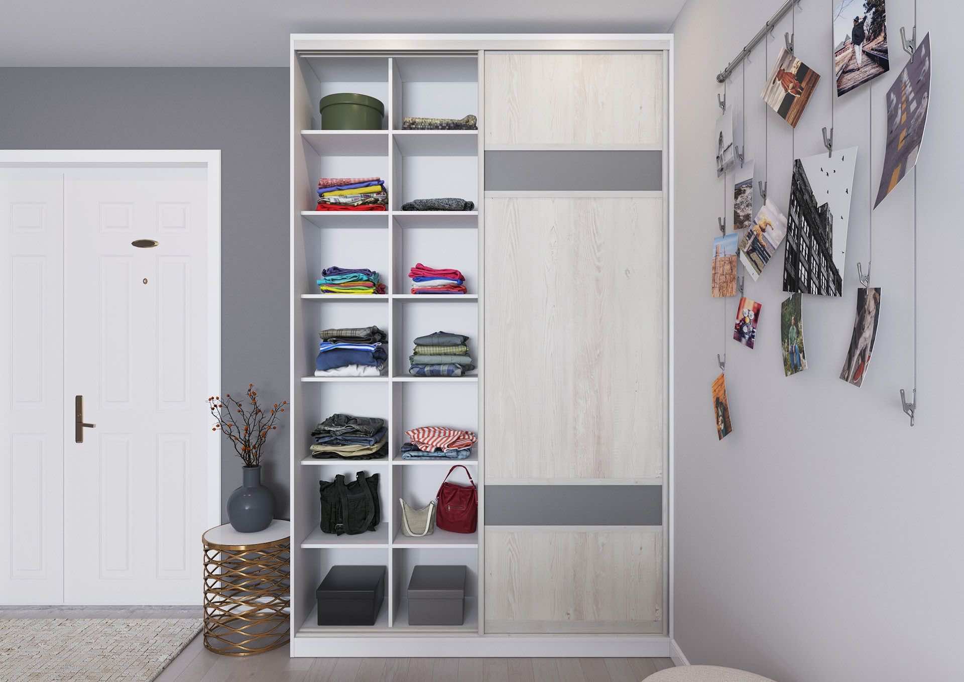 Шкаф-купе для детской комнаты с индивидуальным наполнением и стильным дизайном