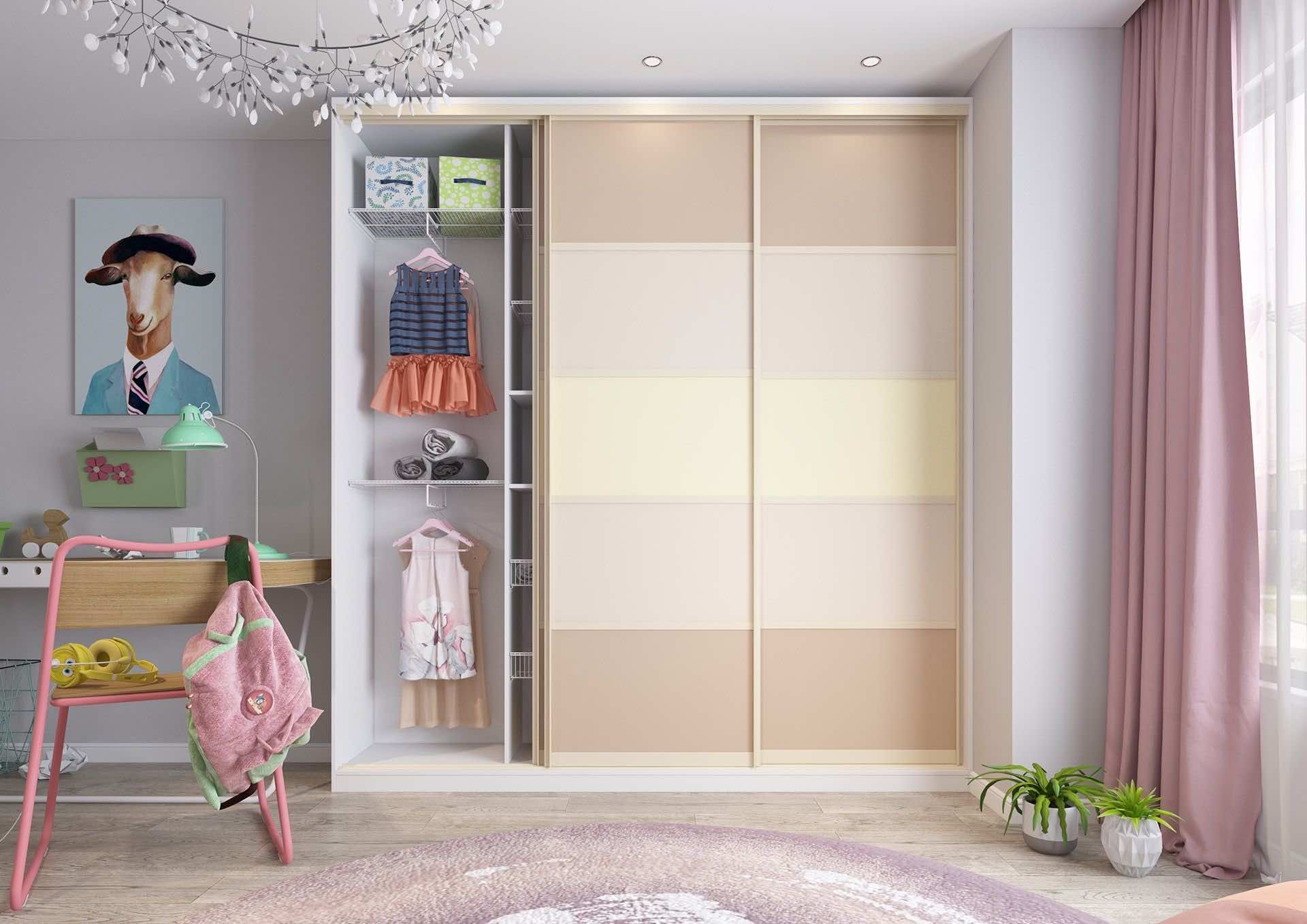 Узкий распашной шкаф Aristo для прихожей и спальни, белый цвет, 4 в 1 система хранения