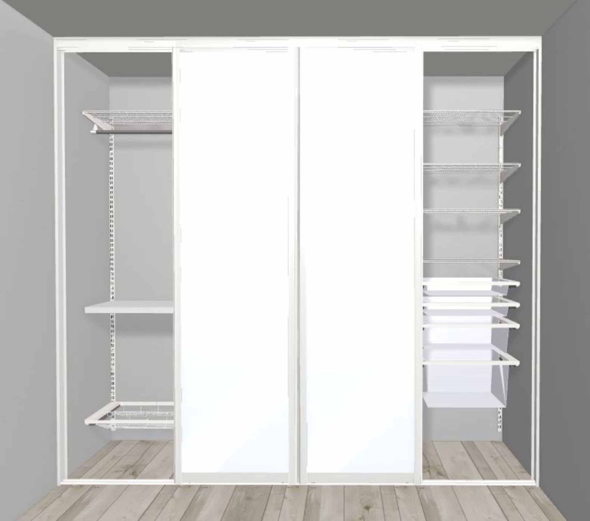 Шкаф-купе для детской комнаты с индивидуальным наполнением и стильным дизайном