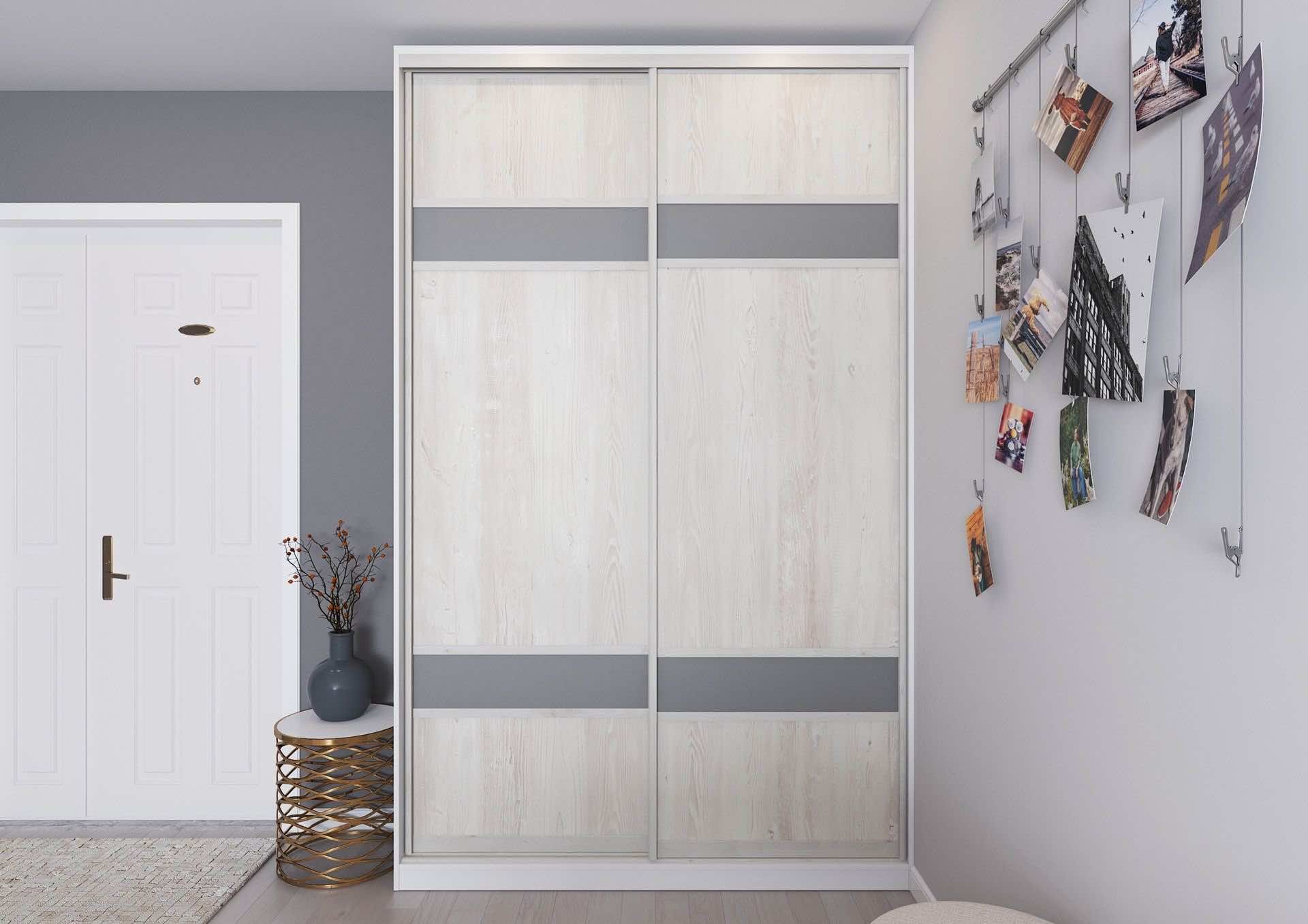 Шкаф-купе для детской комнаты с индивидуальным наполнением и стильным дизайном