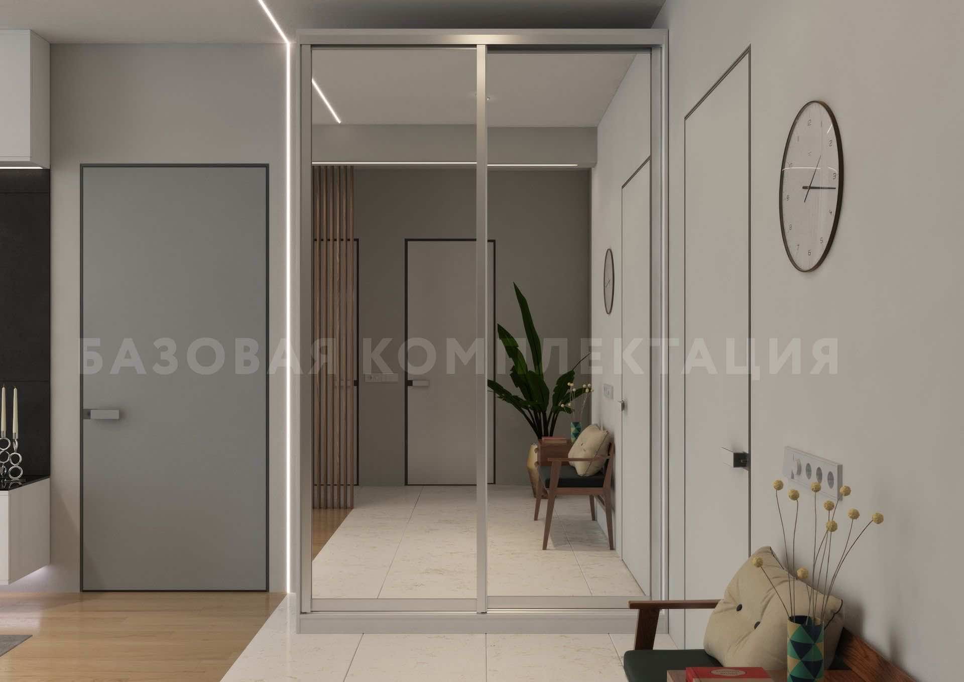 Шкаф со складными дверями в нише для гардеробной системы ARISTO или ЛДСП