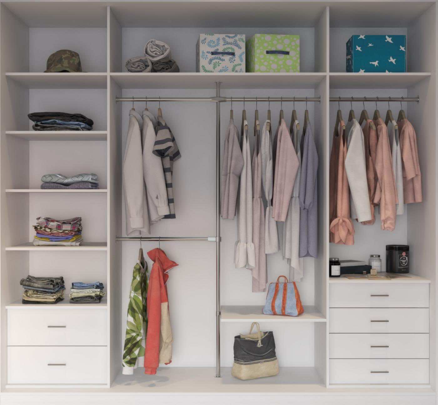 Шкаф-купе LATTI в кабинет, цвет «Мусс», стиль неоклассика, 160x65x240 см