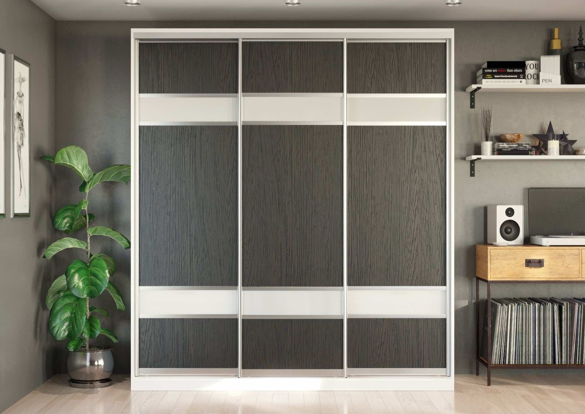 Корпусный шкаф-купе «Мрамор Леванто белый» для стильного интерьера