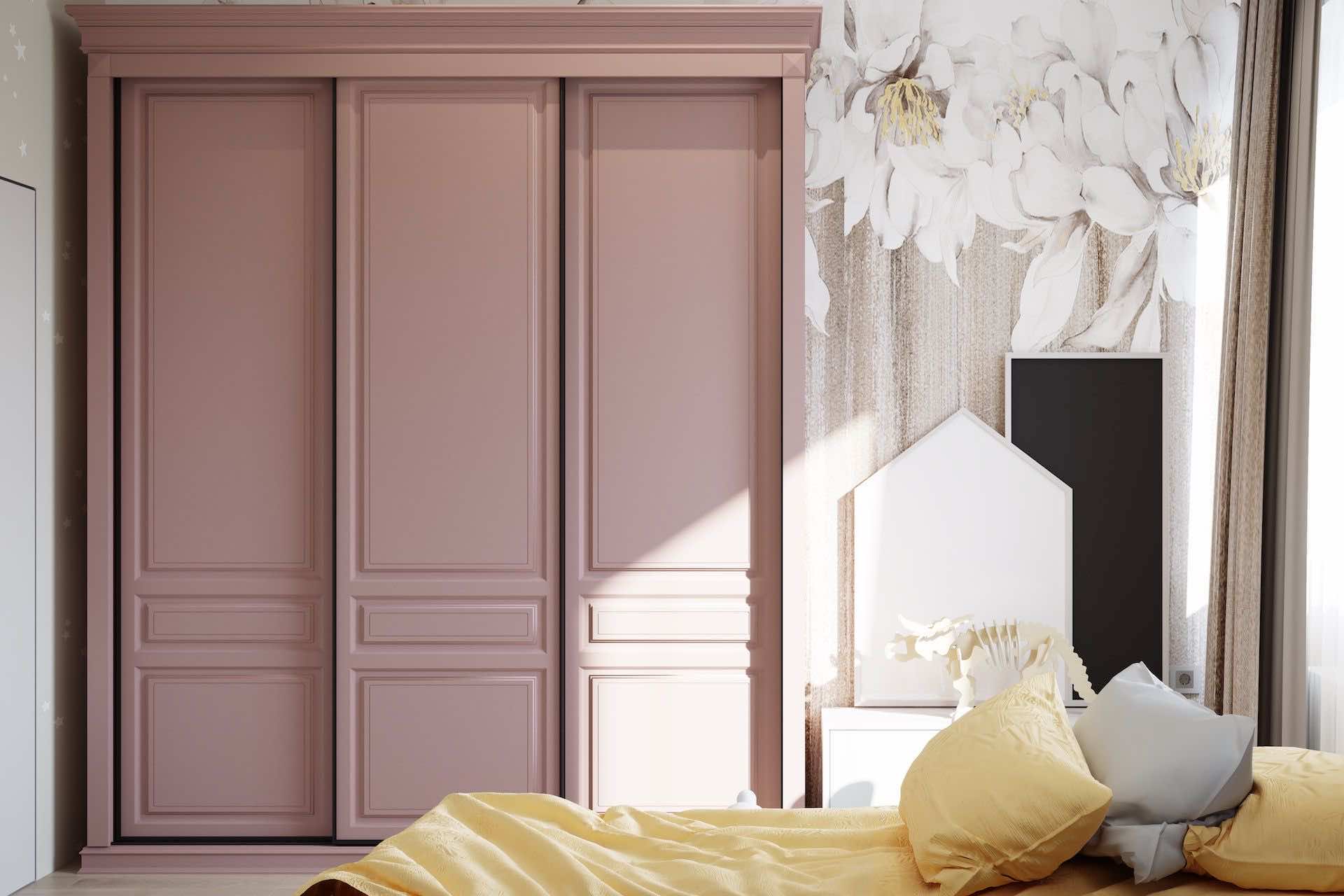 Шкаф-купе Marsala с аристократичным дизайном для спальни и прихожей