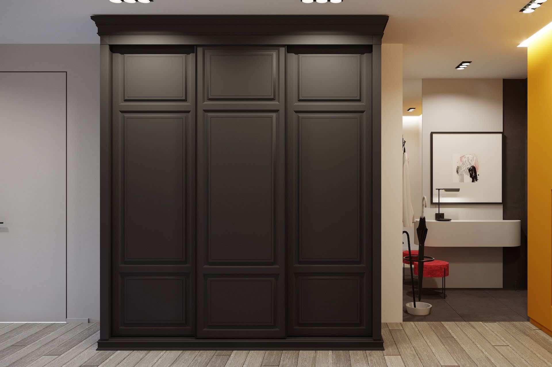 Шкаф купе NOVA Vintage Oak 544 – стильное решение для гардеробной комнаты