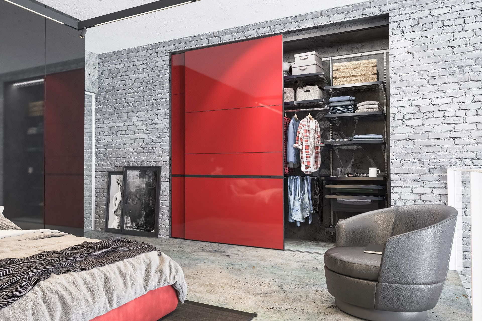 Трехдверный шкаф-купе "Карельская береза" для спальни и гостиной 210x65x240 см