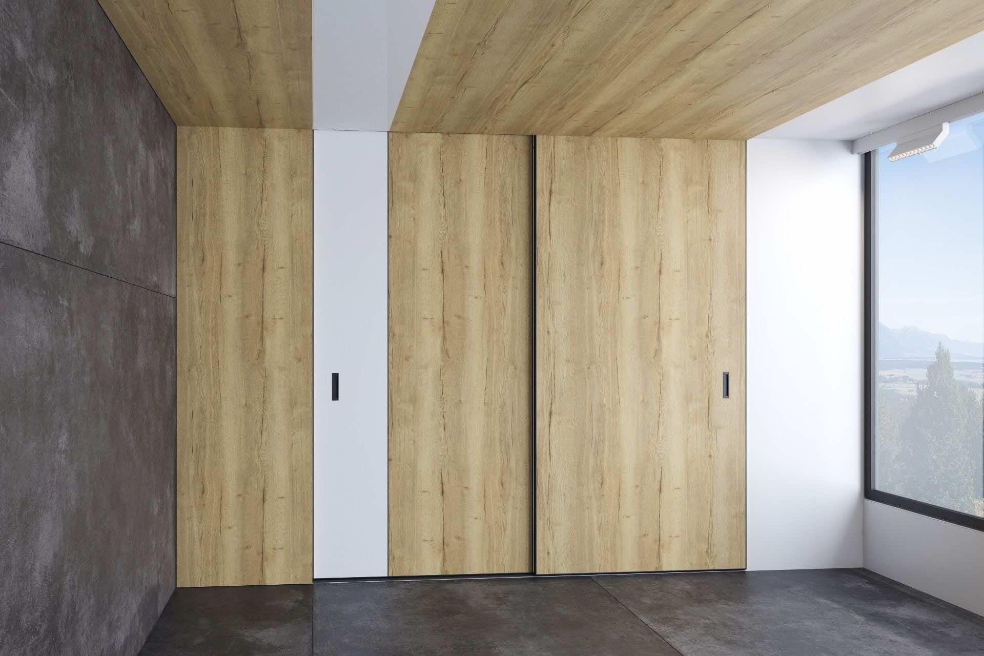 Шкаф-купе NOVA белый 160x65x240 см для гардеробной и спальни