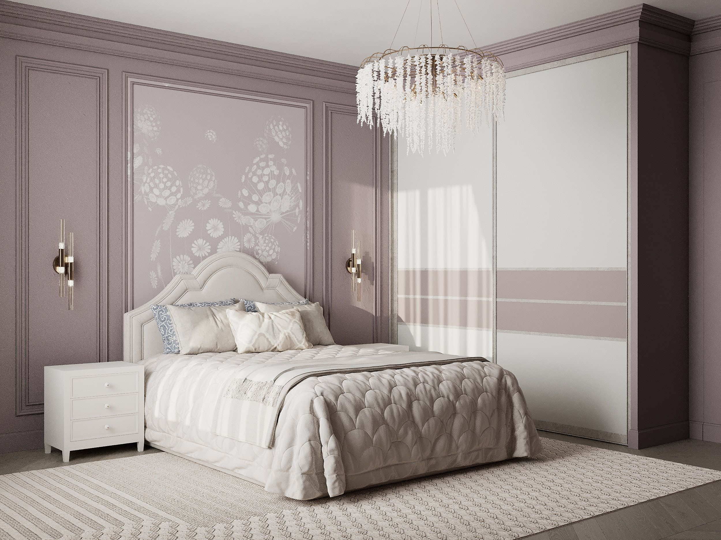 Раздвижные межкомнатные двери из черного стекла для стильного интерьера