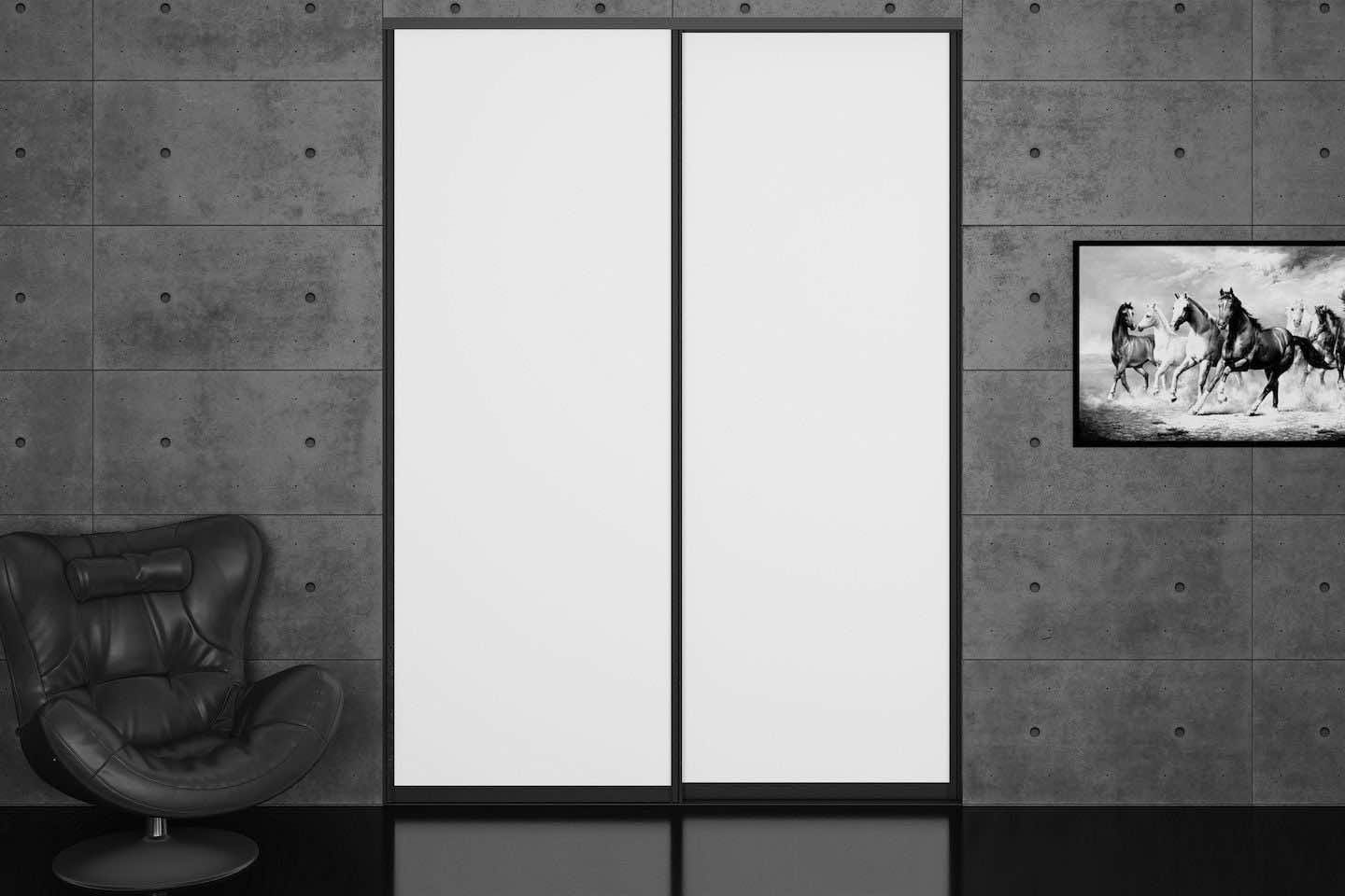 Шкаф-купе в прихожую ABRI, цвет «Сейдж» — стильное решение для хранения вещей