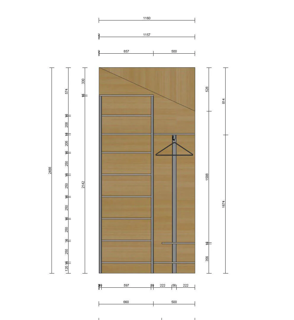 Гардеробная система хранения Vitra Black для стильного интерьера вашей комнаты