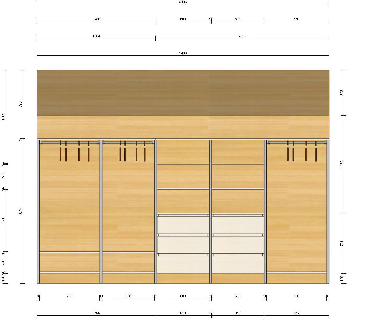 Гардеробная система хранения Vitra Black для стильного интерьера вашей комнаты