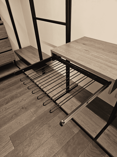 Выдвижная корзина Выдвижная корзина для гардеробной