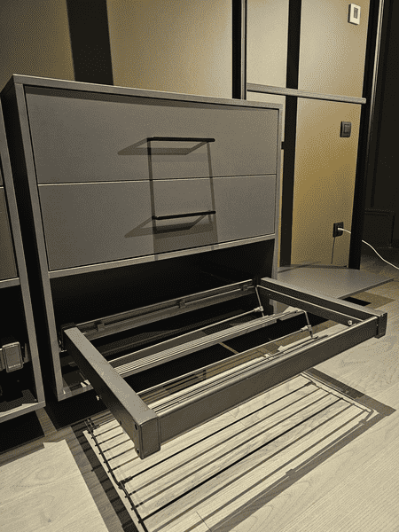 Выдвижной обувной Выдвижной обувной механизм с металлической рамой